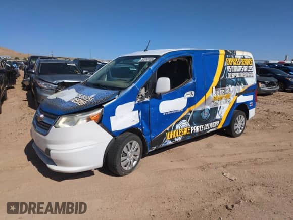 2017 Chevrolet City Express Cargo LS с VIN 3N63M0YN0HK701964, выставлен на аукционе Copart как лот 51063105 с пробегом Не указан миль и Списание • Salvage title. История ставок и продаж доступна на DreamBid. Изображение 1.