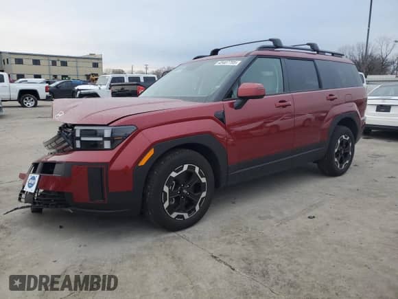 2025 Hyundai Santa Fe SEL с VIN 5NMP24GL3SH110186, выставлен на аукционе Copart как лот 45407705 с пробегом 543 миль миль и Списание • Salvage title. История ставок и продаж доступна на DreamBid. Изображение 1.