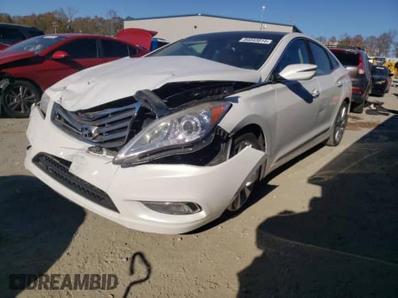 2013 Hyundai Azera с VIN KMHFH4JG2DA212254, выставлен на аукционе Copart как лот 84043814 с пробегом 39 452 миль миль и Списание • Salvage title. История ставок и продаж доступна на DreamBid. Изображение 1.