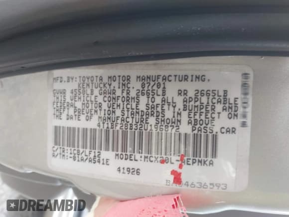 ✅ 2002 Toyota Avalon XL • VIN: 4T1BF28B32U196872 • Лот: 43568460. Опубликован ранее на IAAI с пробегом 179 139 миль. Бесплатный доступ к архиву аукционных продаж из США и подробный отчёт об истории автомобиля на DreamBid. Изображение 9.