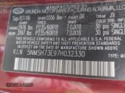 ✅ 2007 Hyundai Santa Fe SE • VIN: 5NMSH73E97H032330 • Lot: 43571451. Listed on IAAI with Not provided. Free auction sales archive from the USA and detailed vehicle history report at DreamBid. Image 9.