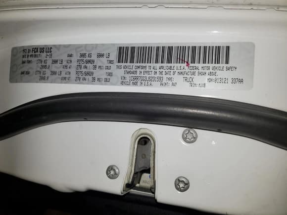 ✅ 2018 Ram 1500 Big Horn • VIN: 1C6RR7GG3JS231593 • Lot: 54815345. Listed on Copart with 77,731 mi. Free auction sales archive from the USA and detailed vehicle history report at DreamBid. Image 12.