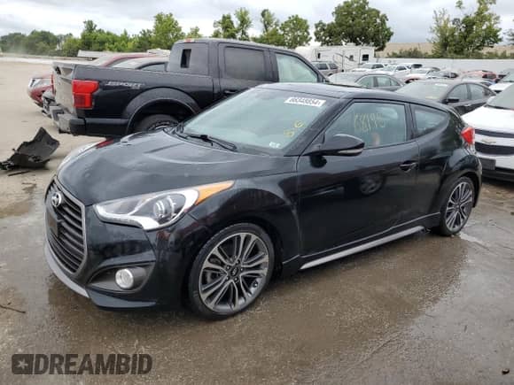 2016 Hyundai Veloster Turbo с VIN KMHTC6AE4GU294583, выставлен на аукционе Copart как лот 66348854 с пробегом 88 195 миль миль и Списание • Salvage title. История ставок и продаж доступна на DreamBid. Изображение 1.