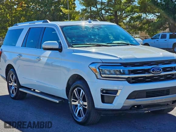 ✅ 2023 Ford Expedition Max Limited • VIN: 1FMJK2A87PEA50448 • Lot: 95891615. Listed on Copart with 41,685 mi. Free auction sales archive from the USA and detailed vehicle history report at DreamBid. Image 1.