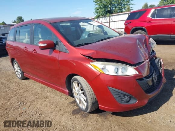 ✅ 2013 Mazda 5 Touring • VIN: JM1CW2CL5D0150270 • Lot: 42696073. Listed on IAAI with 98,715 mi. Free auction sales archive from the USA and detailed vehicle history report at DreamBid. Image 1.