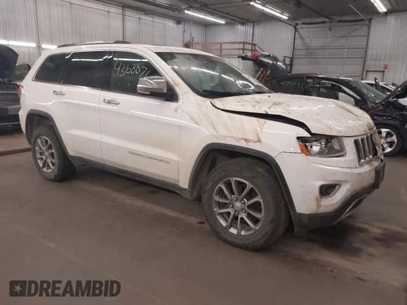 ✅ 2014 Jeep Grand Cherokee Limited • VIN: 1C4RJFBG9EC253356 • Lot: 43100076. Wystawiony na IAAI z przebiegiem 146 732 mil. Bezpłatny archiwum sprzedaży aukcyjnych z USA i szczegółowy raport historii pojazdu na DreamBid. Zdjęcie 1.