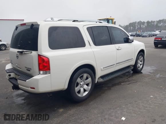 ✅ 2010 Nissan Armada Titanium • VIN: 5N1BA0NDXAN604821 • Lot: 41628864. Listed on IAAI with 201,327 mi. Free auction sales archive from the USA and detailed vehicle history report at DreamBid. Image 4.