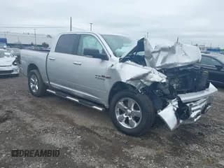 ✅ 2018 Ram 1500 Harvest • VIN: 1C6RR7LT5JS329589 • Lot: 43036593. Listed on IAAI with 81,454 mi. Free auction sales archive from the USA and detailed vehicle history report at DreamBid. Image 1.