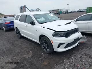 ✅ 2022 Dodge Durango R/T • VIN: 1C4SDJCT8NC105416 • Lot: 42988581. Wystawiony na IAAI z przebiegiem 27 043 mil. Bezpłatny archiwum sprzedaży aukcyjnych z USA i szczegółowy raport historii pojazdu na DreamBid. Zdjęcie 1.