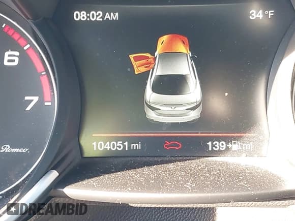 ✅ 2018 Alfa Romeo Giulia Ti Sport • VIN: ZARFAEENXJ7597360 • Lot: 43680713. Listed on IAAI with 104,051 mi. Free auction sales archive from the USA and detailed vehicle history report at DreamBid. Image 15.