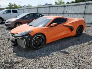 2022 Chevrolet Corvette 1LT с VIN 1G1YA2D43N5121701, выставлен на аукционе Copart как лот 66903145 с пробегом 10 852 миль миль и Списание • Salvage title. История ставок и продаж доступна на DreamBid. Изображение 1.