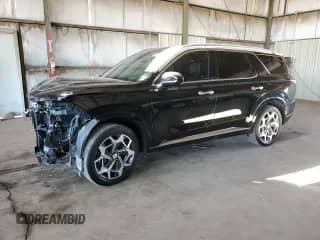 2022 Hyundai Palisade Calligraphy z VIN KM8R74HE3NU474496, wystawiony jako Copart lot #83769385 z przebiegiem 15 619 mil mil oraz Szkoda całkowita • Salvage title. Historia ofert i sprzedaży dostępna na DreamBid. Obrazek 1.