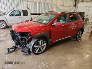 ✅ 2021 Hyundai Kona Ultimate • VIN: KM8K5CA58MU615332 • Лот: 80207015. Опубликован ранее на Copart с пробегом 45 511 миль. Бесплатный доступ к архиву аукционных продаж из США и подробный отчёт об истории автомобиля на DreamBid. Изображение 1.