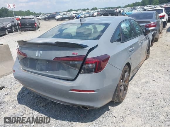 ✅ 2025 Honda Civic Si • VIN: 2HGFE1E51SH476487 • Lot: 42566837. Listed on IAAI with 4,915 mi. Free auction sales archive from the USA and detailed vehicle history report at DreamBid. Image 4.