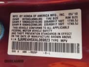 ✅ 2010 Honda CR-V EX • VIN: 5J6RE4H5XAL069823 • Lot: 43668929. Wystawiony na IAAI z przebiegiem 174 616 mil. Bezpłatny archiwum sprzedaży aukcyjnych z USA i szczegółowy raport historii pojazdu na DreamBid. Zdjęcie 9.