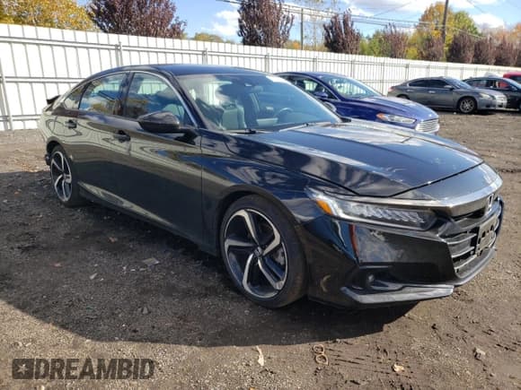 ✅ 2022 Honda Accord Sport • VIN: 1HGCV1F39NA095733 • Lot: 87063075. Wystawiony na Copart z przebiegiem 36 683 mil. Bezpłatny archiwum sprzedaży aukcyjnych z USA i szczegółowy raport historii pojazdu na DreamBid. Zdjęcie 4.