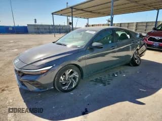 ✅ 2025 Hyundai Elantra SEL Sport • VIN: KMHLM4DG2SU964672 • Lot: 91083315. Listed on Copart with 4,295 mi. Free auction sales archive from the USA and detailed vehicle history report at DreamBid. Image 1.