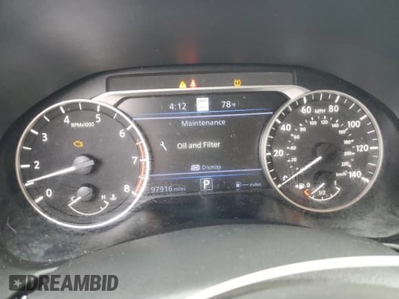 ✅ 2020 Nissan Altima SL • VIN: 1N4BL4EV4LC158927 • Lot: 51415625. Listed on Copart with 97,916 mi. Free auction sales archive from the USA and detailed vehicle history report at DreamBid. Image 9.