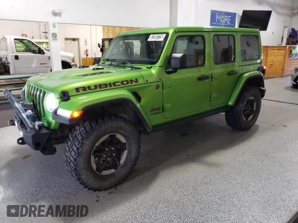 ✅ 2018 Jeep Wrangler Unlimited Rubicon • VIN: 1C4HJXFN3JW245997 • Lot: 52200725. Listed on Copart with 101,739 mi. Free auction sales archive from the USA and detailed vehicle history report at DreamBid. Image 1.