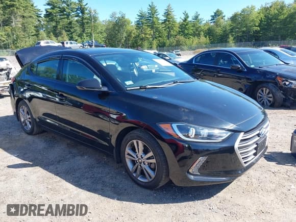 ✅ 2018 Hyundai Elantra SEL • VIN: KMHD84LF8JU591752 • Lot: 43172367. Listed on IAAI with 57,957 mi. Free auction sales archive from the USA and detailed vehicle history report at DreamBid. Image 1.