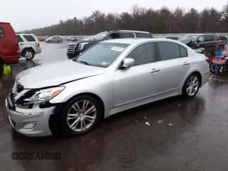 2012 Hyundai Genesis 3.8L z VIN KMHGC4DD0CU151231, wystawiony jako Copart lot #80596053 z przebiegiem 104 595 mil mil oraz Szkoda całkowita • Salvage title. Historia ofert i sprzedaży dostępna na DreamBid. Obrazek 1.