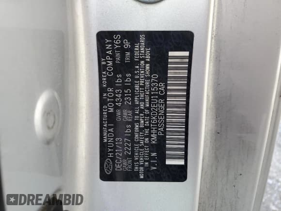 ✅ 2014 Hyundai Genesis Coupe R-Spec • VIN: KMHHT6KD2EU115370 • Lot: 44540755. Wystawiony na Copart z przebiegiem 146 888 mil. Bezpłatny archiwum sprzedaży aukcyjnych z USA i szczegółowy raport historii pojazdu na DreamBid. Zdjęcie 12.