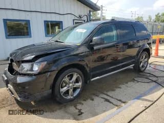 ✅ 2017 Dodge Journey Crossroad • VIN: 3C4PDCGB4HT706561 • Лот: 68523365. Опубликован ранее на Copart с пробегом 114 842 миль. Бесплатный доступ к архиву аукционных продаж из США и подробный отчёт об истории автомобиля на DreamBid. Изображение 1.