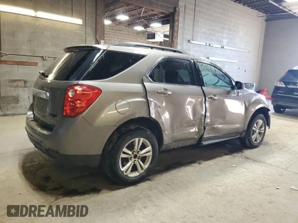 2012 Chevrolet Equinox 1LT with VIN 2GNALDEK1C6200837, listed as a Copart auction lot 89923235 with 169,018 mi miles and Salvage title. Bid and sale history available at DreamBid. Image 3.