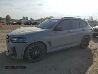 ✅ 2022 BMW X3 M • VIN: 5YM13EC06N9M29934 • Lot: 75519544. Wystawiony na Copart z przebiegiem Nie podano. Bezpłatny archiwum sprzedaży aukcyjnych z USA i szczegółowy raport historii pojazdu na DreamBid. Zdjęcie 1.