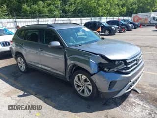 ✅ 2022 Volkswagen Atlas SE • VIN: 1V2HR2CA1NC541376 • Лот: 43063865. Опубликован ранее на IAAI с пробегом 63 375 миль. Бесплатный доступ к архиву аукционных продаж из США и подробный отчёт об истории автомобиля на DreamBid. Изображение 1.
