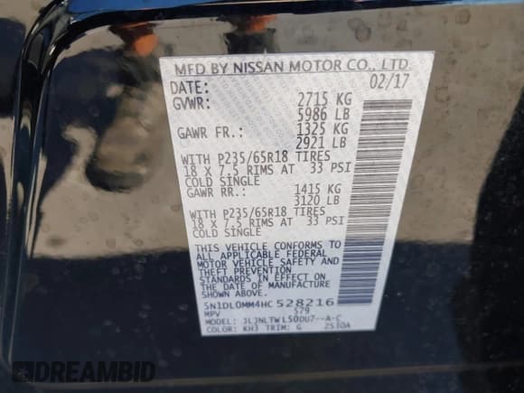 ✅ 2017 Infiniti QX60 • VIN: 5N1DL0MM4HC528216 • Lot: 43485141. Wystawiony na IAAI z przebiegiem 64 424 mil. Bezpłatny archiwum sprzedaży aukcyjnych z USA i szczegółowy raport historii pojazdu na DreamBid. Zdjęcie 9.