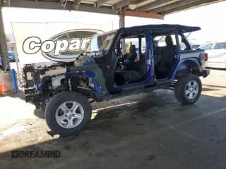 ✅ 2018 Jeep Wrangler Unlimited Rubicon • VIN: 1C4HJXFG6JW216673 • Lot: 82575605. Listed on Copart with 84,866 mi. Free auction sales archive from the USA and detailed vehicle history report at DreamBid. Image 1.