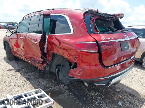 ✅ 2022 Mercedes-Benz GLS 450 • VIN: 4JGFF5KEXNA720790 • Lot: 42356298. Listed on IAAI with 100,537 mi. Free auction sales archive from the USA and detailed vehicle history report at DreamBid. Image 3.