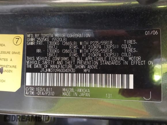 ✅ 2006 Lexus RX 400h • VIN: JTJHW31U960040930 • Lot: 43758411. Wystawiony na IAAI z przebiegiem 241 886 mil. Bezpłatny archiwum sprzedaży aukcyjnych z USA i szczegółowy raport historii pojazdu na DreamBid. Zdjęcie 9.