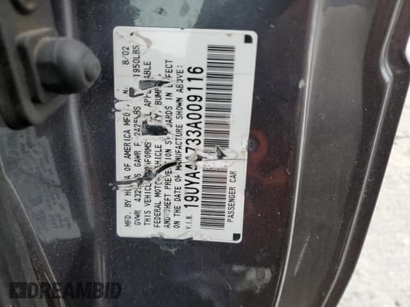 ✅ 2003 Acura CL Type S • VIN: 19UYA41733A009116 • Lot: 83056484. Wystawiony na Copart z przebiegiem 201 188 mil. Bezpłatny archiwum sprzedaży aukcyjnych z USA i szczegółowy raport historii pojazdu na DreamBid. Zdjęcie 15.