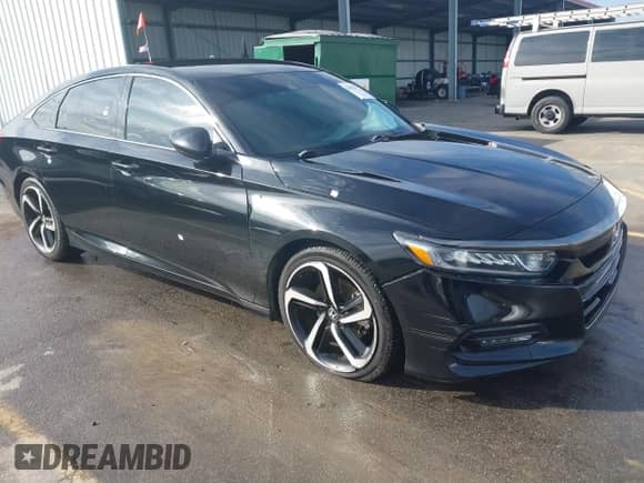 2018 Honda Accord Sport с VIN 1HGCV1F37JA232470, выставлен на аукционе IAAI как лот 43396977 с пробегом 184 370 миль миль и . История ставок и продаж доступна на DreamBid. Изображение 1.