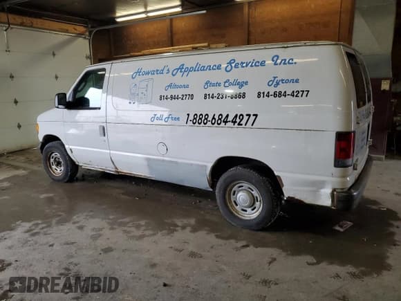 ✅ 2005 Ford Econoline Cargo • VIN: 1FTRE14W85HB37208 • Lot: 73960344. Listed on Copart with Not provided. Free auction sales archive from the USA and detailed vehicle history report at DreamBid. Image 2.