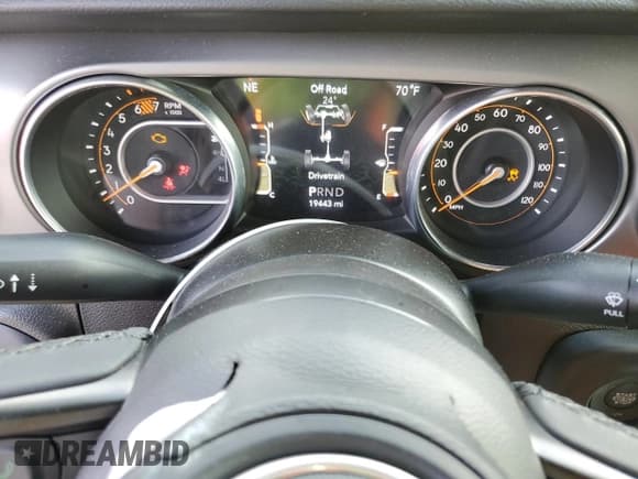 ✅ 2023 Jeep Wrangler Willys • VIN: 1C4HJXDN3PW543719 • Lot: 54963635. Listed on Copart with 19,443 mi. Free auction sales archive from the USA and detailed vehicle history report at DreamBid. Image 9.