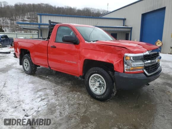 2016 Chevrolet Silverado 1500 Work Truck z VIN 1GCNKNEH7GZ411381, wystawiony jako Copart lot #45813675 z przebiegiem 60 848 mil mil oraz Szkoda całkowita • Salvage title. Historia ofert i sprzedaży dostępna na DreamBid. Obrazek 4.