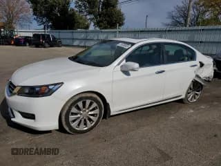 ✅ 2015 Honda Accord EX-L • VIN: 1HGCR2F82FA057560 • Lot: 91630605. Listed on Copart with 52,464 mi. Free auction sales archive from the USA and detailed vehicle history report at DreamBid. Image 1.