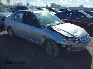 ✅ 2005 Honda Civic EX • VIN: 2HGES26785H551233 • Lot: 43493318. Listed on IAAI with 121,742 mi. Free auction sales archive from the USA and detailed vehicle history report at DreamBid. Image 1.