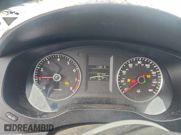 ✅ 2013 Volkswagen Jetta SE • VIN: 3VWDP7AJ5DM356201 • Lot: 94483865. Listed on Copart with 92,155 mi. Free auction sales archive from the USA and detailed vehicle history report at DreamBid. Image 9.