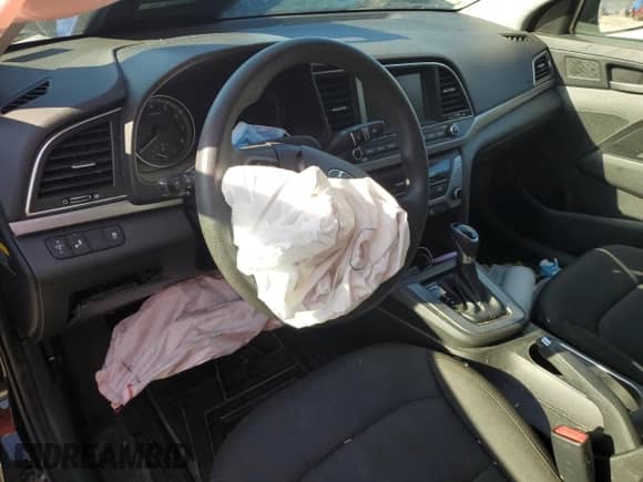 2018 Hyundai Elantra SEL with VIN 5NPD84LF9JH386455, listed as a Copart auction lot 80706925 with Not provided miles and Salvage title. Bid and sale history available at DreamBid. Image 8.