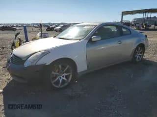 ✅ 2003 Infiniti G35 w/Leather • VIN: JNKCV54E53M222112 • Lot: 82407825. Listed on Copart with 179,533 mi. Free auction sales archive from the USA and detailed vehicle history report at DreamBid. Image 1.