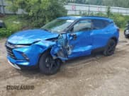 ✅ 2024 Chevrolet Blazer LT • VIN: 3GNKBCR4XRS285880 • Lot: 68721895. Listed on Copart with 2,976 mi. Free auction sales archive from the USA and detailed vehicle history report at DreamBid. Image 1.