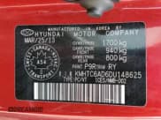 ✅ 2013 Hyundai Veloster w/Gray Int • VIN: KMHTC6AD6DU148625 • Lot: 60497665. Listed on Copart with 235,863 mi. Free auction sales archive from the USA and detailed vehicle history report at DreamBid. Image 12.