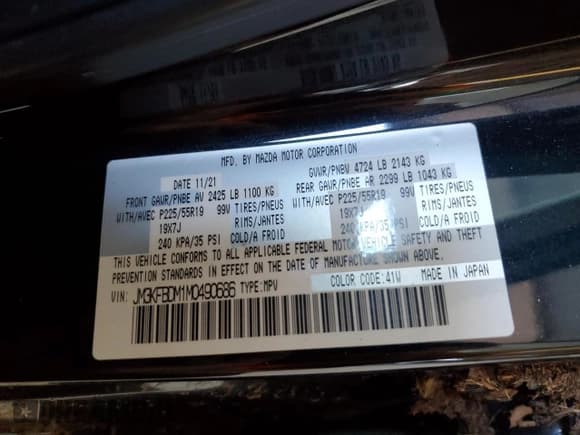 ✅ 2021 Mazda CX-5 Grand Touring • VIN: JM3KFBDM1M0490686 • Lot: 84522045. Wystawiony na Copart z przebiegiem 55 983 mil. Bezpłatny archiwum sprzedaży aukcyjnych z USA i szczegółowy raport historii pojazdu na DreamBid. Zdjęcie 13.