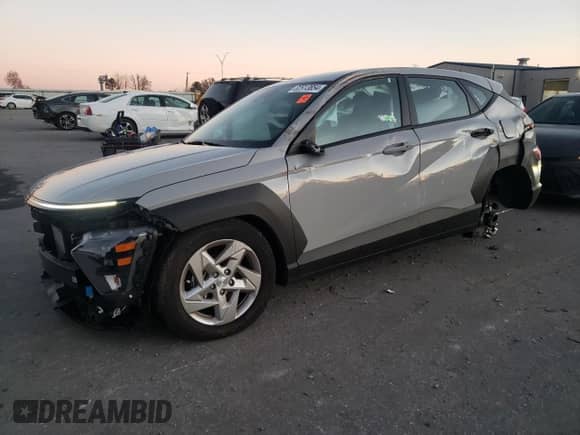 2024 Hyundai Kona SE with VIN KM8HA3AB2RU160352, listed as a Copart auction lot 82913854 with 3,147 mi miles and Salvage title. Bid and sale history available at DreamBid. Image 1.
