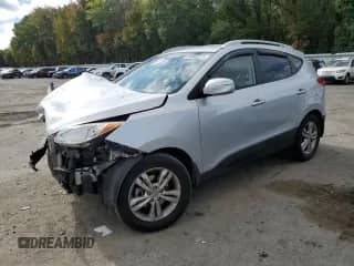 2012 Hyundai Tucson GLS z VIN KM8JU3AC1CU517707, wystawiony jako Copart lot #85692275 z przebiegiem Nie podano mil oraz Szkoda całkowita • Salvage title. Historia ofert i sprzedaży dostępna na DreamBid. Obrazek 1.