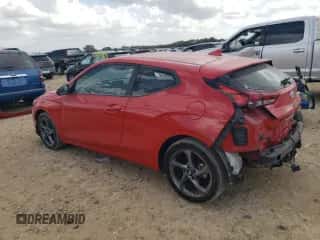2019 Hyundai Veloster 2.0 с VIN KMHTG6AF1KU006508, выставлен на аукционе Copart как лот 78395834 с пробегом 20 569 миль миль и Списание • Salvage title. История ставок и продаж доступна на DreamBid. Изображение 2.